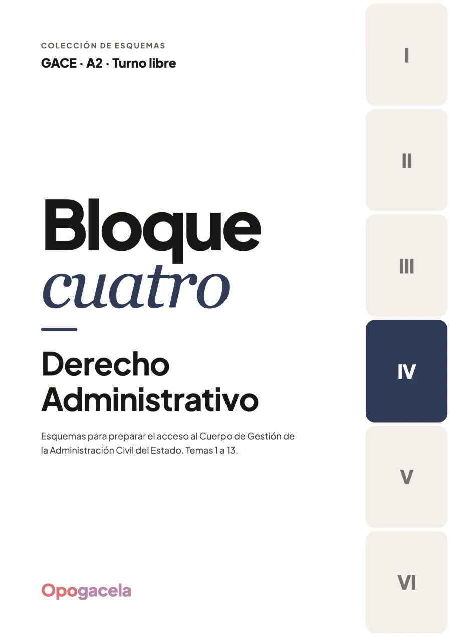 Portada del esquema del Bloque IV de GACE