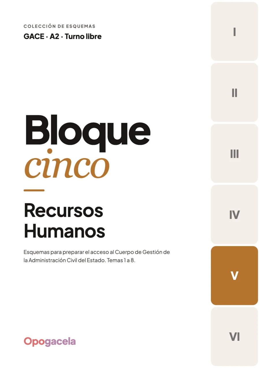 Portada del esquema del Bloque V de GACE