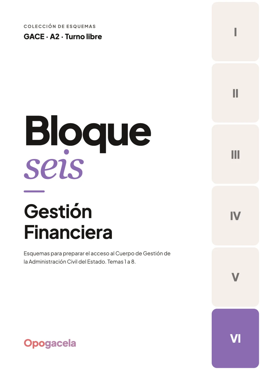 Portada del esquema del Bloque VI de GACE